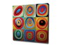 Wallity Cuadrados con círculos concéntricos de Wassily Kandinsky 45 x 45 cm